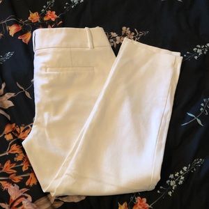 LOFT white dress pants